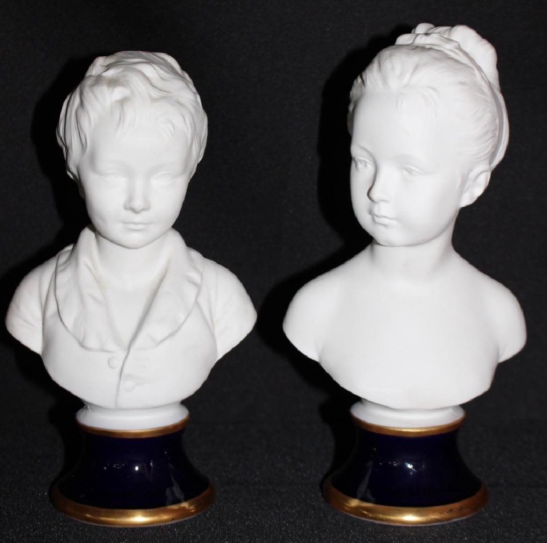 PR VTG C. THARAUD LIMOGES BISQUE PORCELAIN BUSTS (1 of 6)