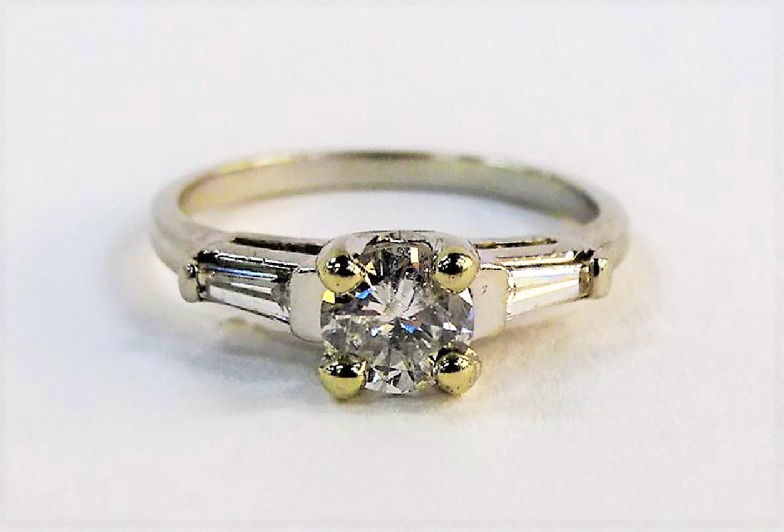 18KT WHITE GOLD 1CT DIAMOND ENGAGEMENT RING (1 of 4)