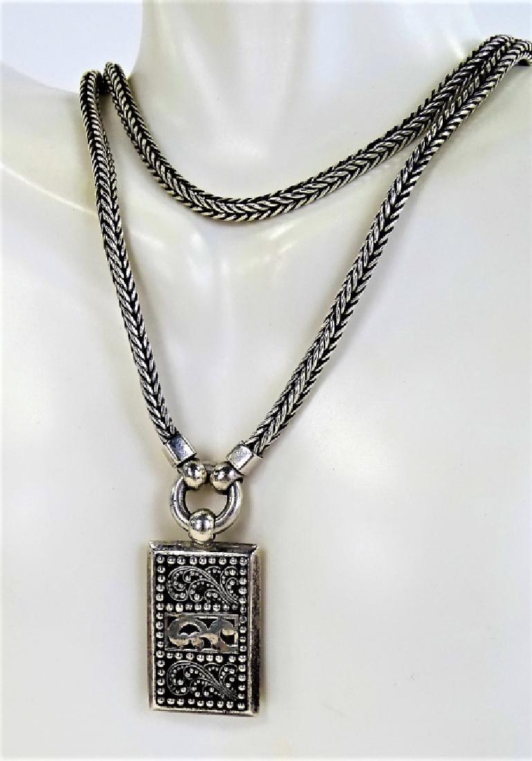 VTG LOIS HILL CONTESTA STERLING PENDANT NECKLACE (1 of 5)