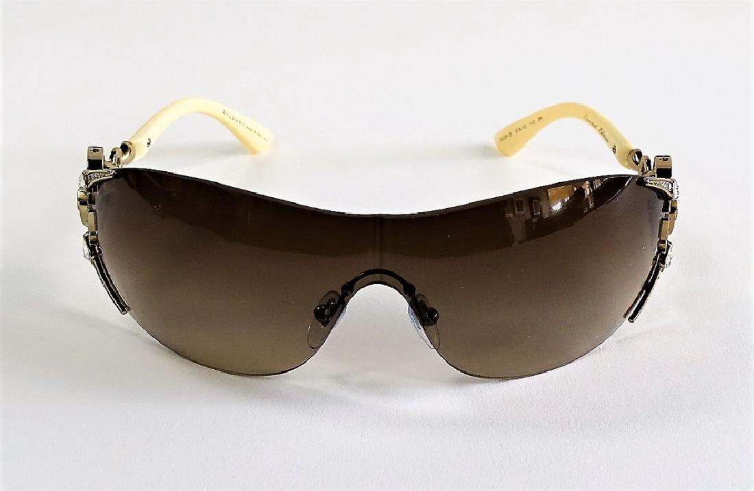 BVLGARI LIMITED EDITION JEWELED SUNGLASSES (1 of 5)