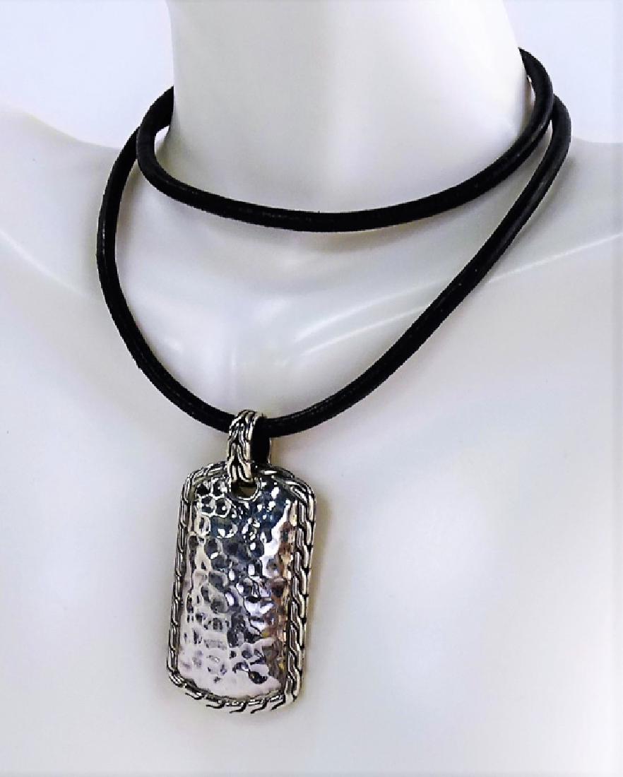 JOHN HARDY STERLING SILVER PENDANT NECKLACE (1 of 3)