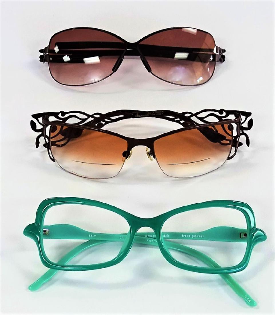 3 PAIRS OF VINTAGE DESIGNER GLASSES (1 of 8)