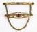 ANTIQUE 18KT YG AMETHYST & SEED PEARL BAR PIN - 2