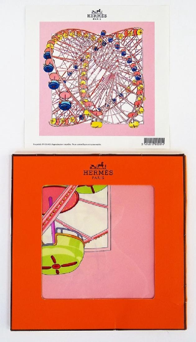 HERMES PARIS "GRANDE ROUE" SILK SCARK BRAND NEW (1 of 7)