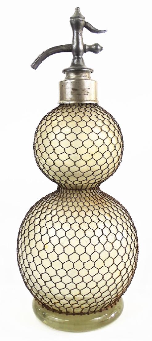 ANTIQUE ENGLISH GOURD FORM SELTZER BOTTLE (1 of 3)