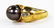 HEAVY 14KT Y GOLD SOUTH SEA PEARL & DIAMOND RING - 3