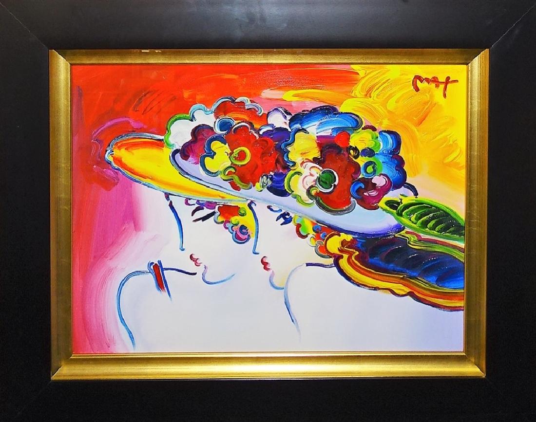 HAND ENHANCED PETER MAX COLOR SERIGRAPH SIGNED (1 of 2)