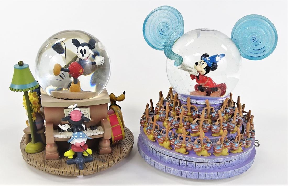 2 LARGE DISNEY MUSICAL GLOBES EXCELLENT CONDITION (1 of 1)