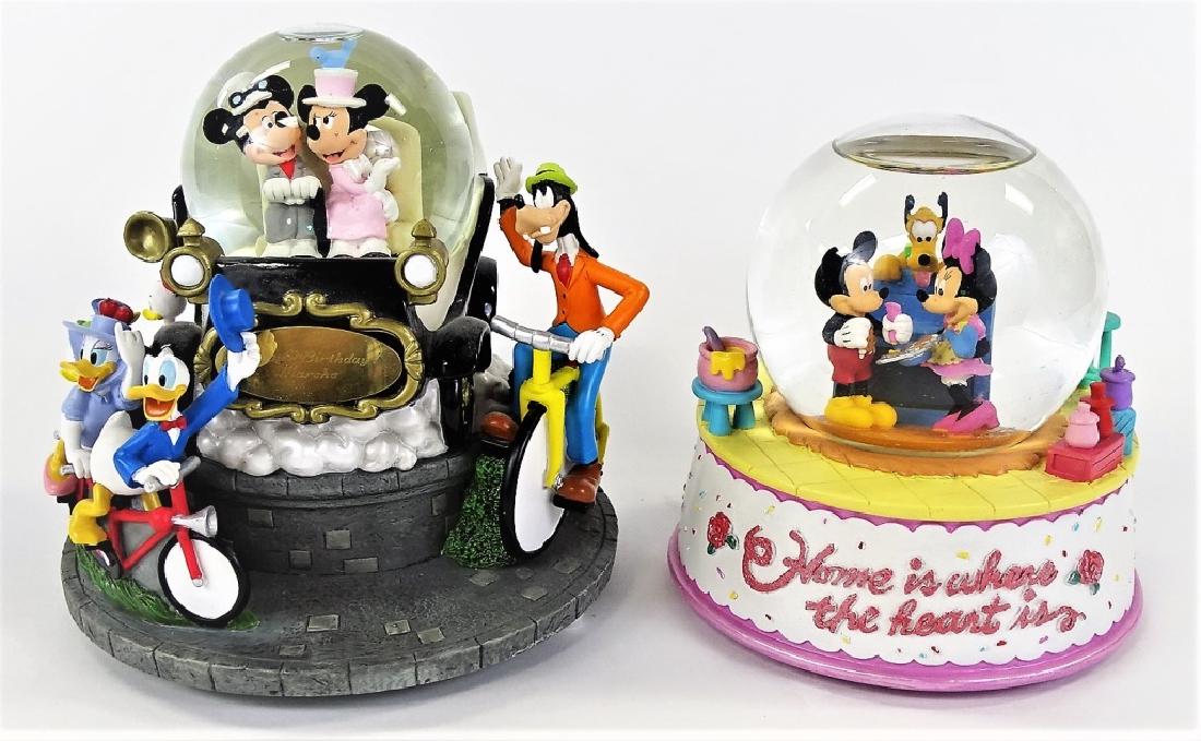 2 LARGE DISNEY MUSICAL GLOBES EXCELLENT CONDITION (1 of 1)
