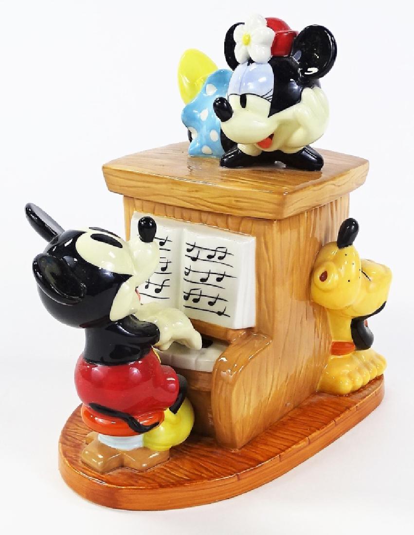 DISNEY LARGE MICKEY MOUSE SERENADE COOKIE JAR (1 of 1)