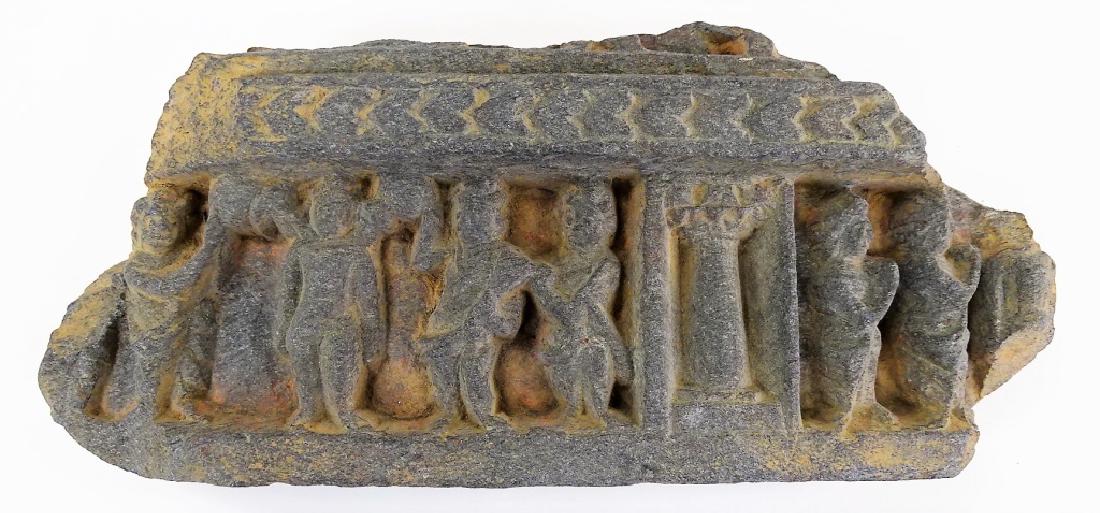 ARCHAIC GREEK CARVED GRANITE STONE TILE (1 of 3)