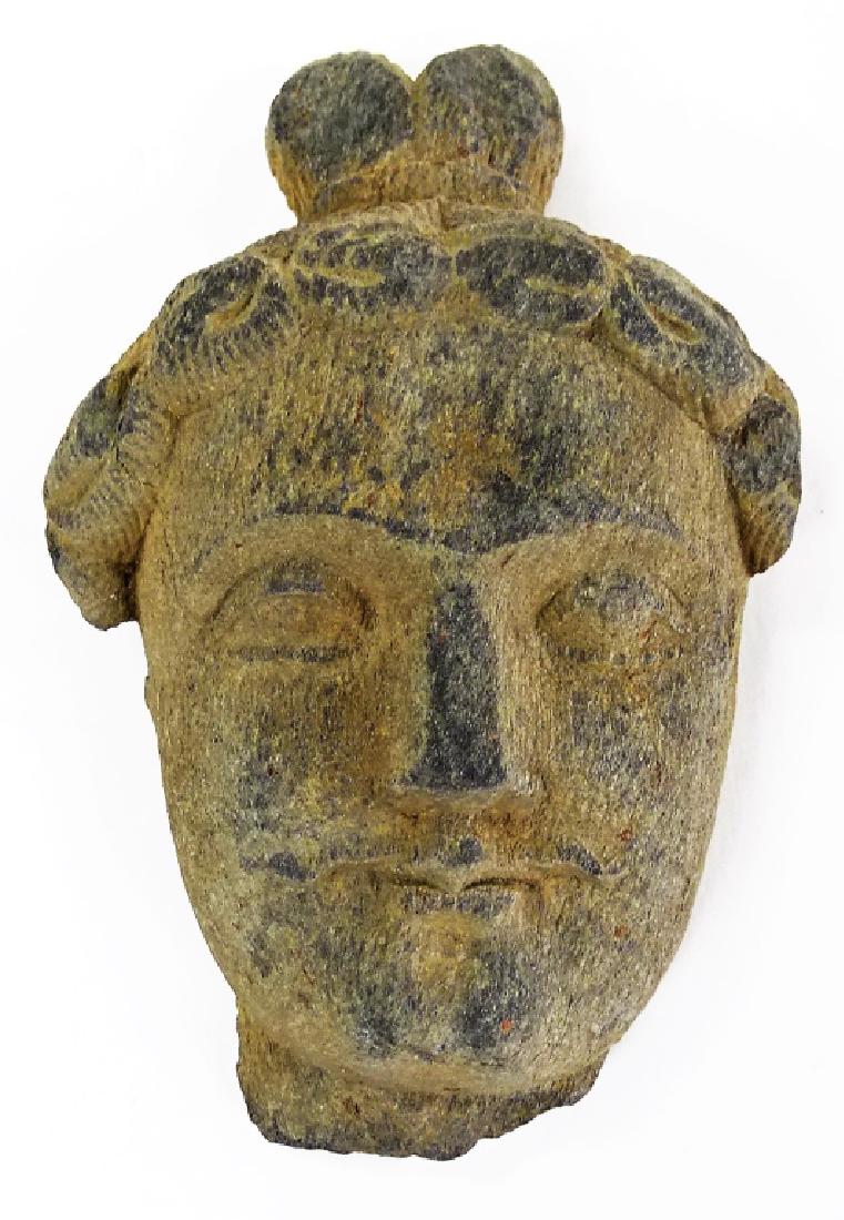 ARCHAIC GREEK CARVED GRANITE STONE TILE (1 of 2)