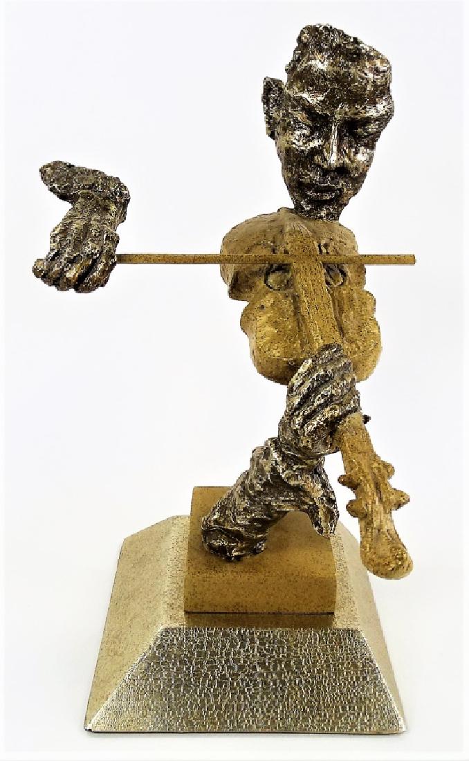 20TH CENTURY PLASTER SCULPTURE OF VIOLINIST (1 of 3)