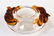 LALIQUE MOLDED & FROSTED CRYSTAL SERPENT BOWL - 2