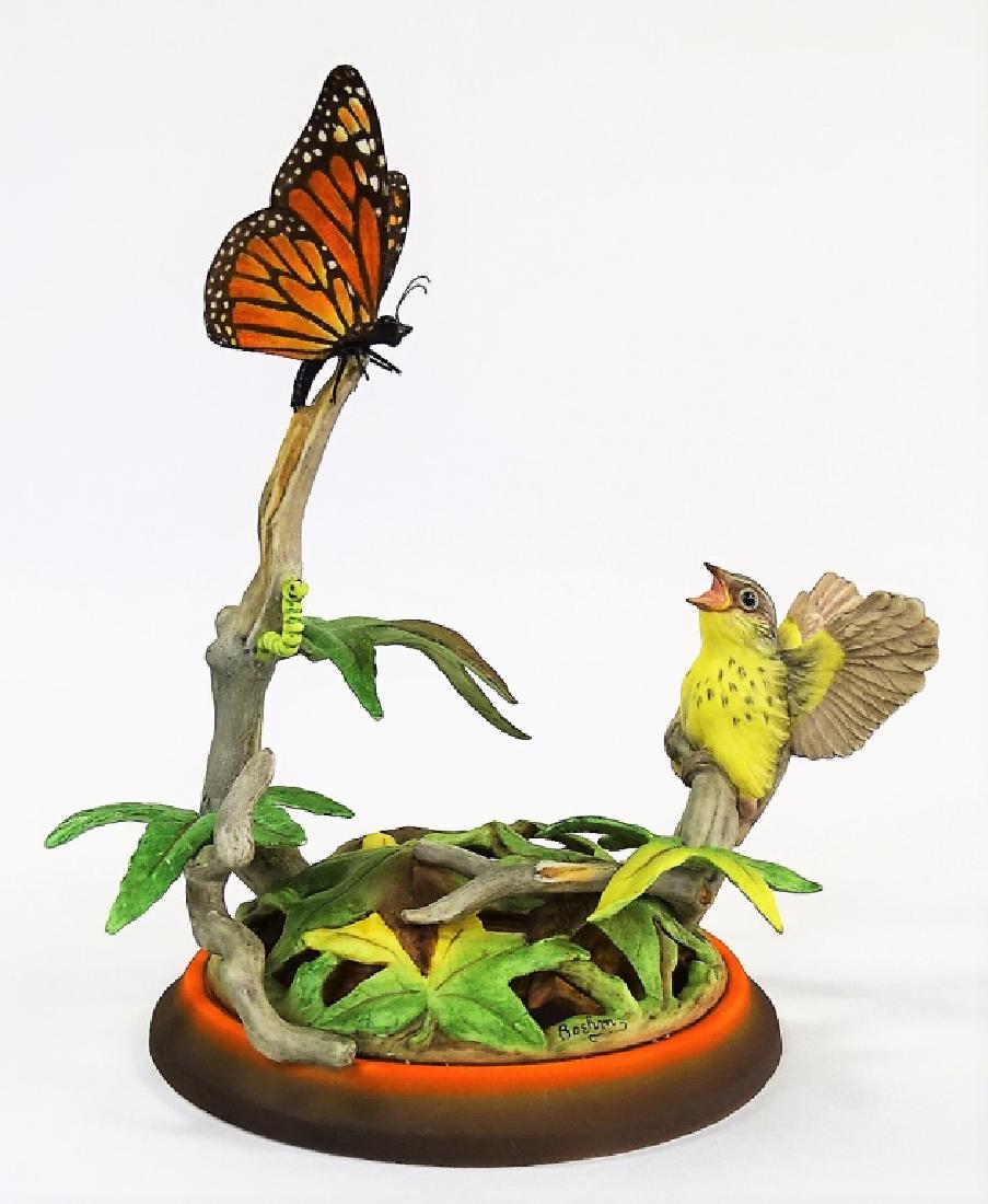 BOEHM BISQUE PORCELAIN HEDGLING CANADA WARBLER (1 of 4)