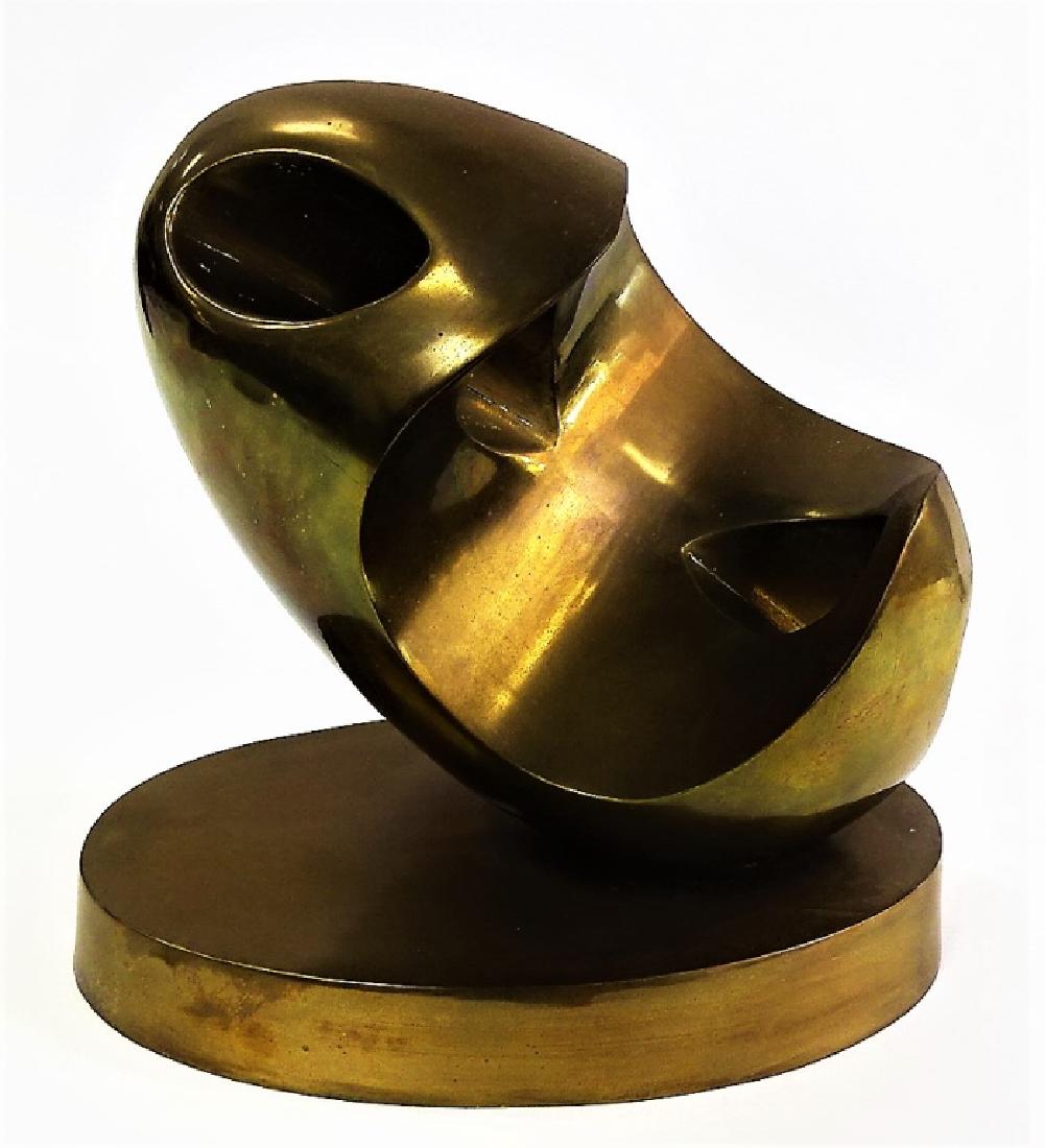 CONTEMPORARY ABSTRACT BRONZE SCULPTURE (1 of 5)