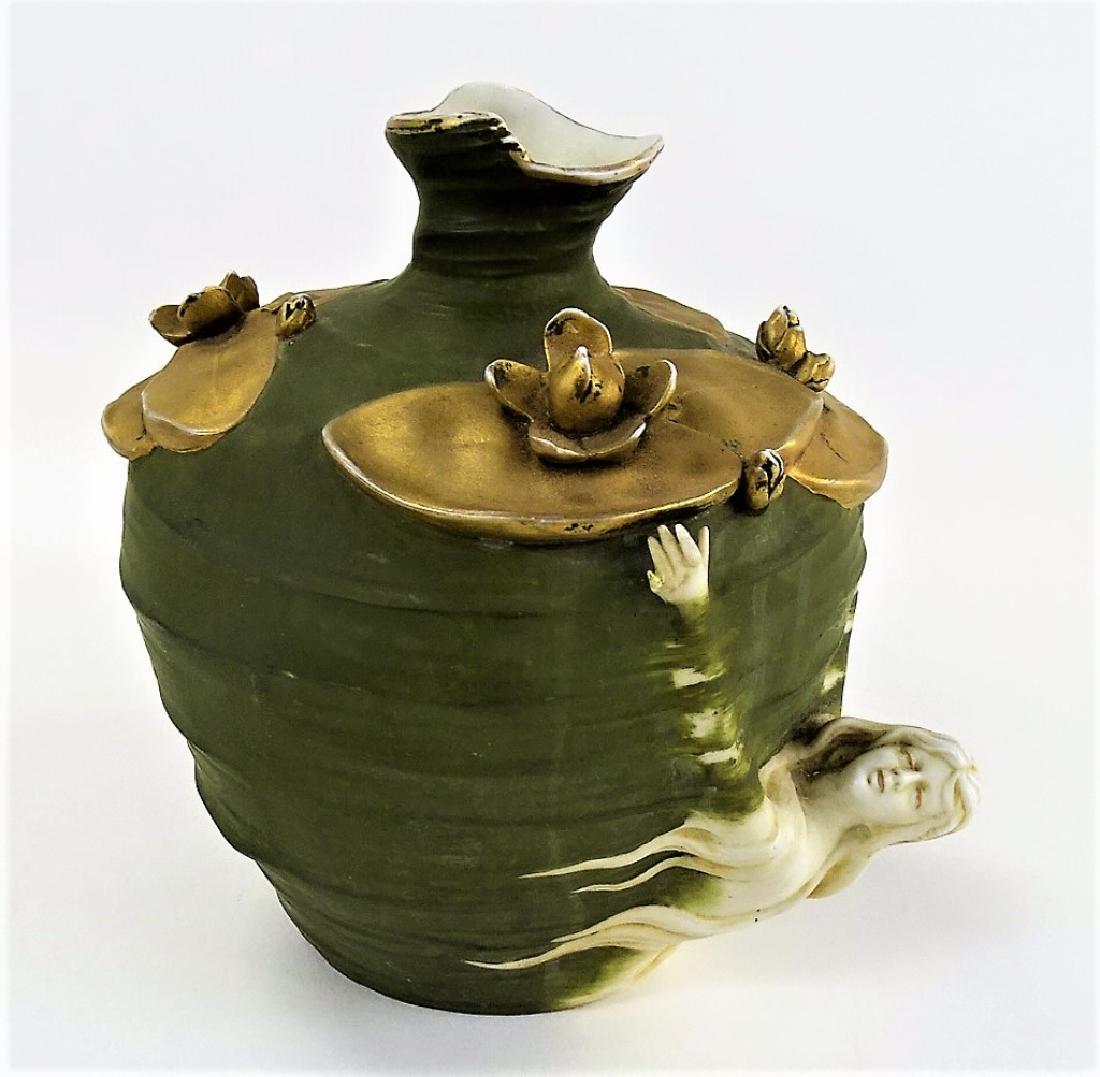 ART NOUVEAU ERA TEPLITZ STYLE POTTERY VASE Mar 25, 2018 Auction