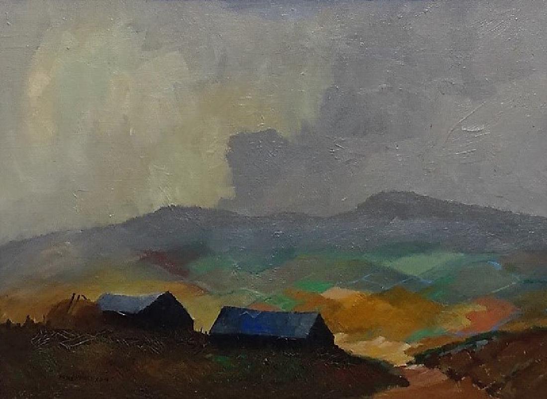 MAX W. MASON ORIGINAL OIL ON BOARD LANDSCAPE PTG (1 of 5)