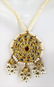3PC VINTAGE GOLDTONE PEARL COSTUME JEWELRY SUITE - 3