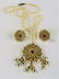 3PC VINTAGE GOLDTONE PEARL COSTUME JEWELRY SUITE - 4