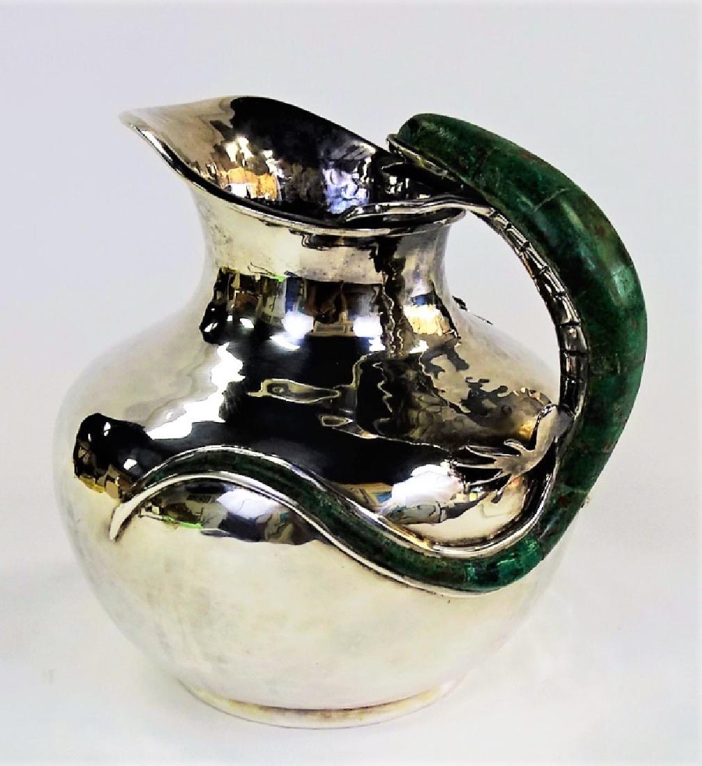EMILIA CASTILLO SILVER PLATED LIZARD PITCHER (1 of 6)