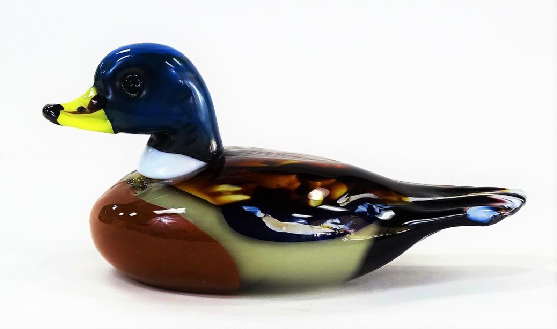 TONY ZUCCERI VENINI MURANO GLASS MALLARD DUCK (1 of 5)