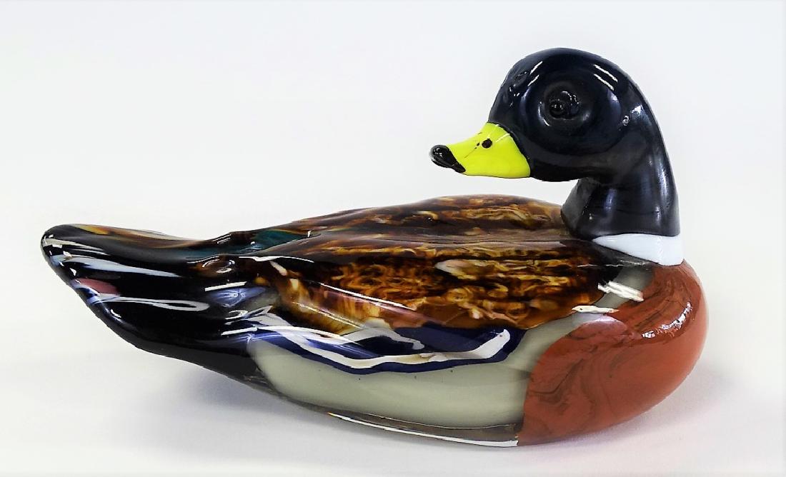 TONY ZUCCERI VENINI MURANO GLASS MALLARD DUCK (1 of 5)