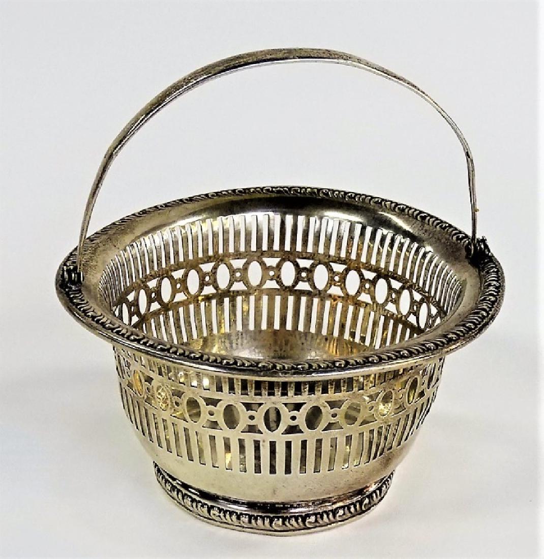 ANTIQUE GORHAM RETICULATED STERLING BASKET (1 of 3)