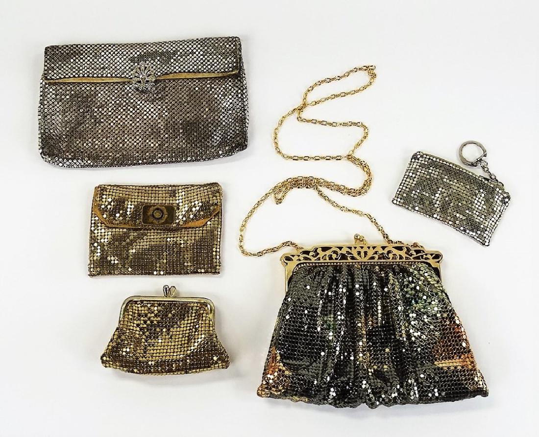 5 VTG METAL FRAME MESH EVENING HANDBAGS (1 of 9)