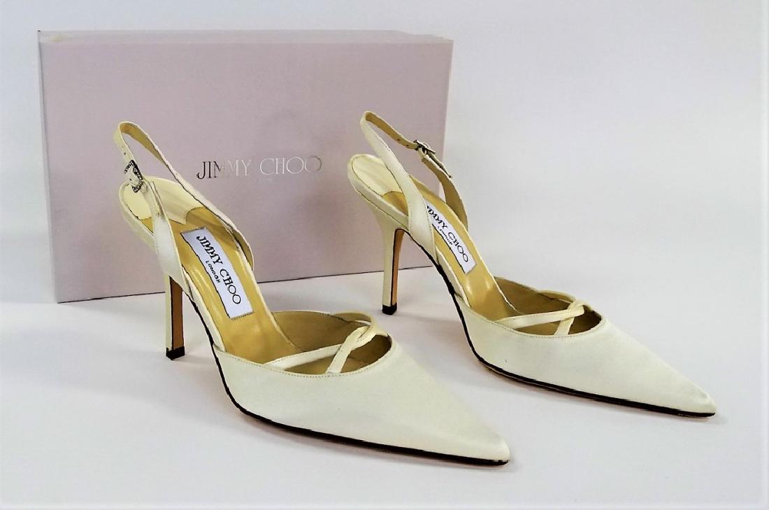 PR JIMMY CHOO LONDON SATIN JUBILEE HEELS (1 of 8)