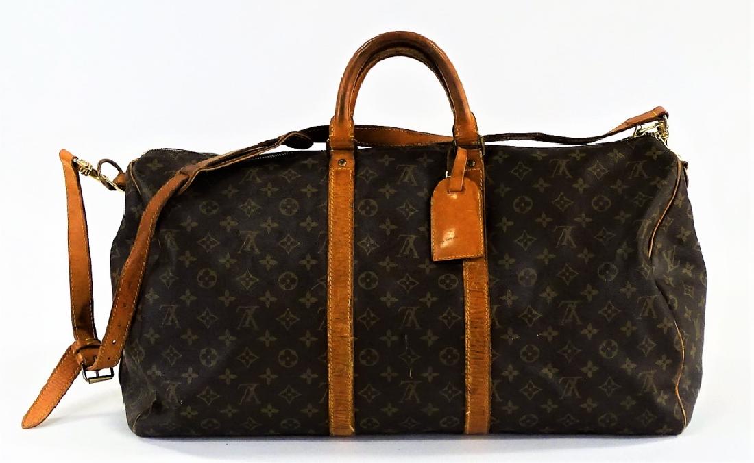 VINTAGE LOUIS VUITTON MONOGRAM CARRY-ON DUFFEL BAG (1 of 3)