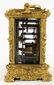 ANTIQUE FRENCH HEAVY BRONZE CARRIAGE CLOCK - 4
