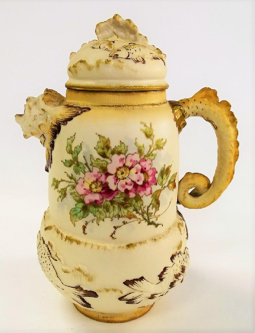 STELLMACHER AUSTRIAN TEPLITZ PORCELAIN PITCHER (1 of 4)