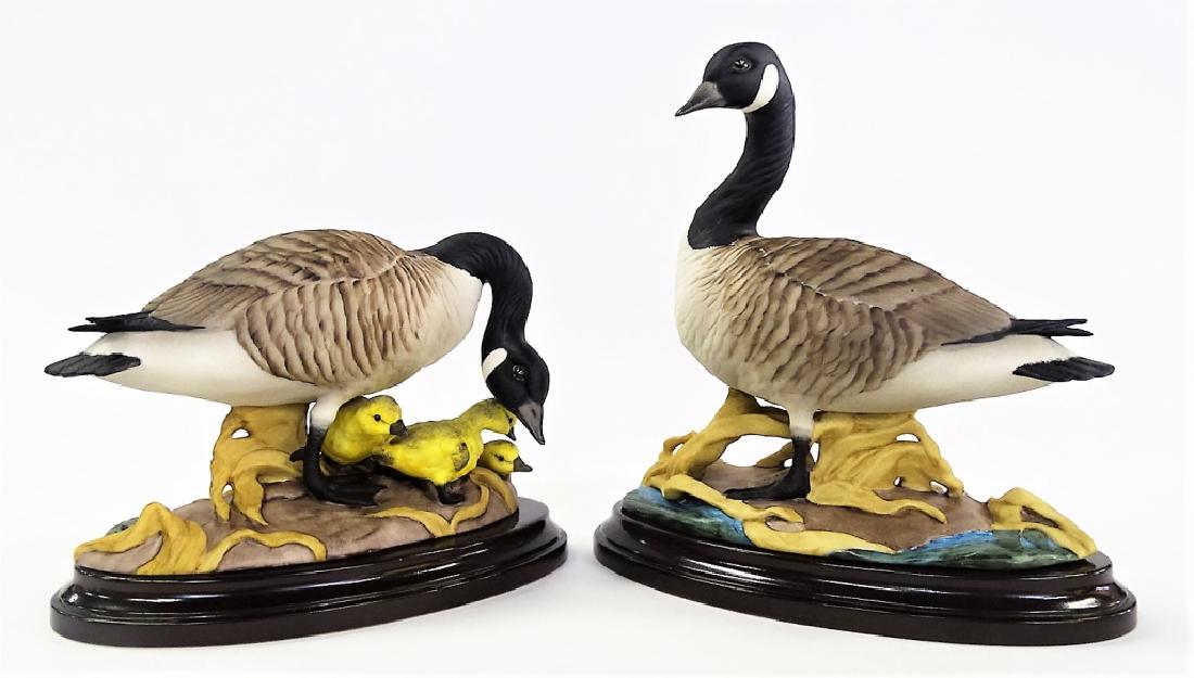 PR BOEHM BISQUE PORCELAIN CANADA GEESE FIGURES (1 of 5)