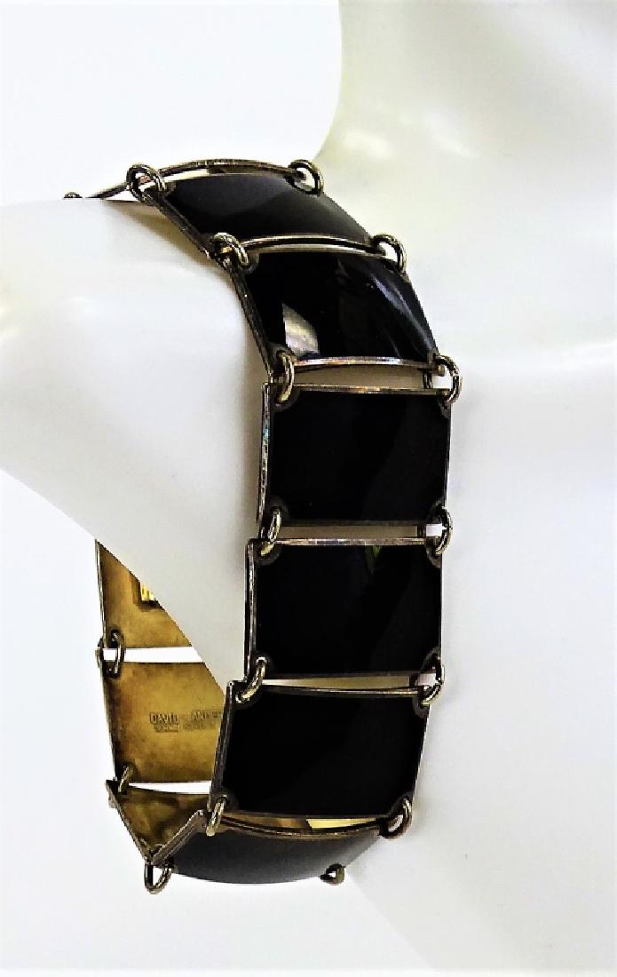 DAVID ANDERSON STERLING SILVER ENAMELED BRACELET (1 of 5)