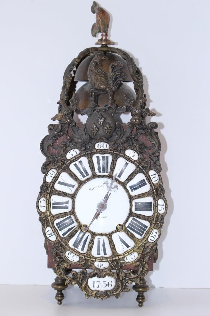 ANTIQUE TIFFANY &CO FRENCH ROOSTER CLOCK (1 of 5)