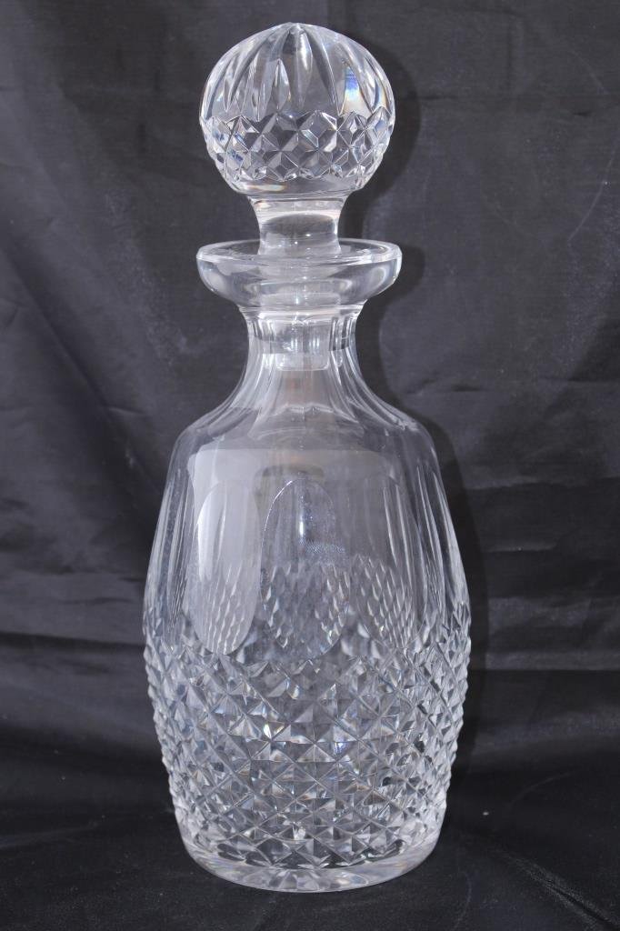 SIGNED WATERFORD CRYSTAL DECANTER WITH STOPPER (1 of 2)