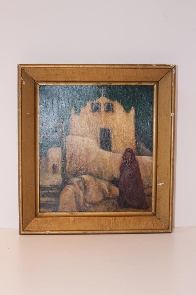 Bert Phillips  (1868 - 1956) oil ptg on board (1 of 2)