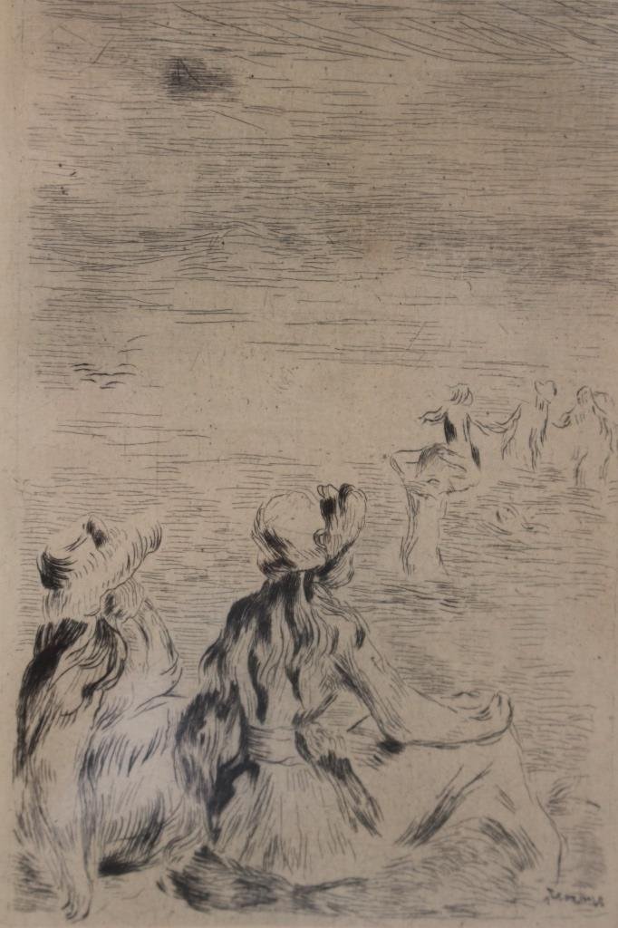 RENOIR DRY ETCHING FROM ORIGINAL PLATE FRAMED (1 of 2)