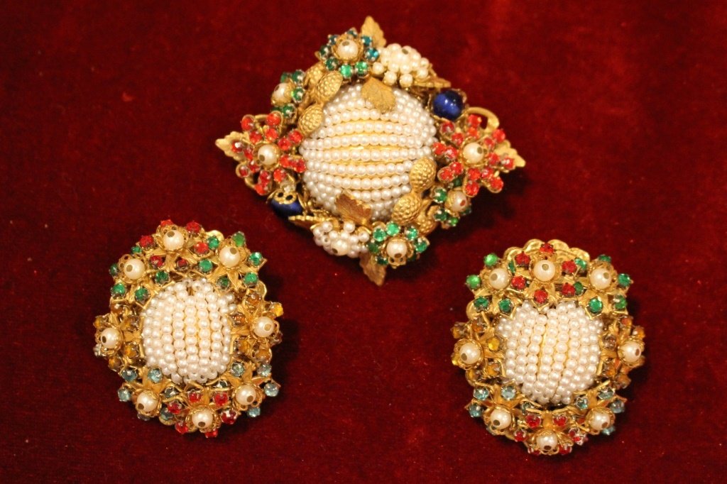 STANYLEY HAGLER MULTI GEMSTONE EARRINGS W/ PENDANT (1 of 5)