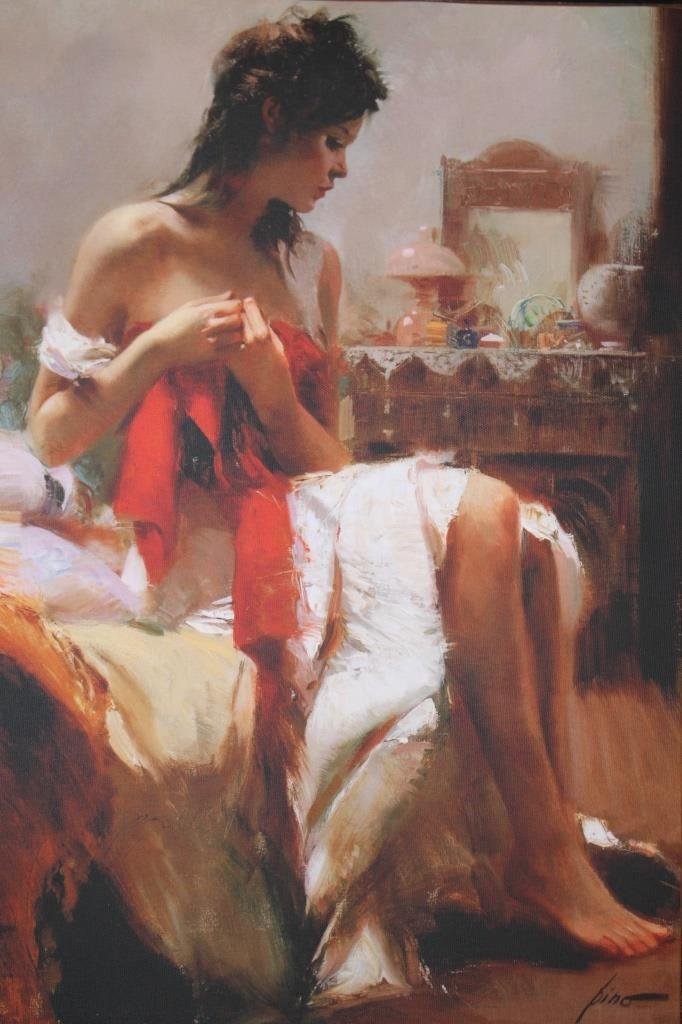 PINO "MORNING REFLECTION" GICLEE ON CANVAS (1 of 2)