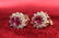 ESTATE 14KT GOLD, RUBY & DIAMOND STUD EARRINGS - 3