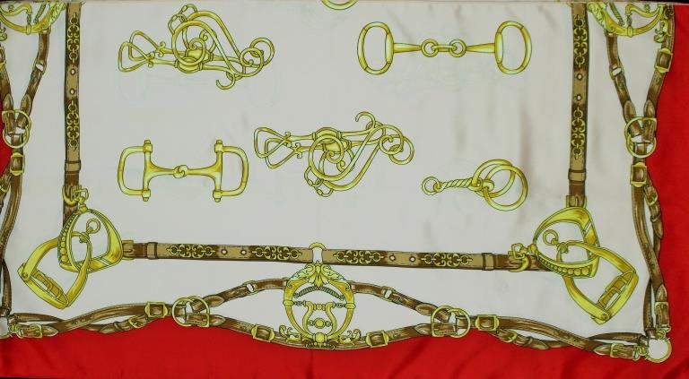 LARGE EXTRAVAGANT ITALIAN SILK SCARF (1 of 2)