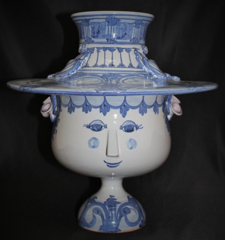 BJORN WIINBLAD CERAMIC CENTER PIECE LARGE 2 PIECE (1 of 5)