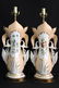 PAIR OF OLD PARIS PORCELAIN URN LAMPS - 2