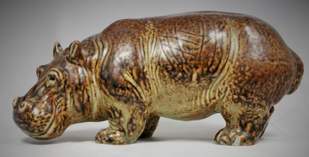 KNUD KYHN FOR ROYAL COPENHAGEN HIPPOPOTAMUS (1 of 5)