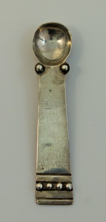 WILLIAM SPRATLING STERLING SILVER SALT SPOON (1 of 3)