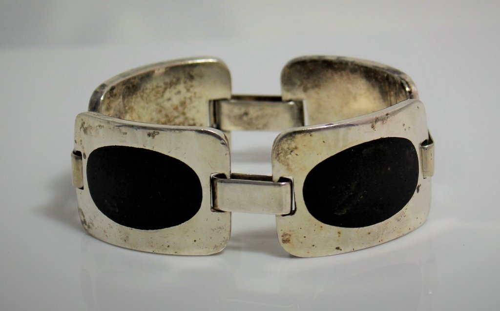 PUIG DORIA SPANISH DESIGNER STERLING BRACELET (1 of 6)