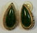 VINTAGE JADE & 14KT GOLD SEED PEARL EARRINGS - 2