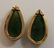 VINTAGE JADE & 14KT GOLD SEED PEARL EARRINGS - 3
